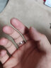 佰誉银家999足银男士戒指足银活口银指环单身尾戒食指男款潮素光圈光面个 实拍图