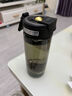 ONEDAY磁弹泡茶杯茶水分离磁吸男士生新款旅行便携茶叶专用水杯子随手杯 翻盖款时尚黑磁吸茶仓 800ml 实拍图