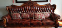 梦美斯宣沙发 美式实木雕花沙发欧式仿古真皮沙发大户型客厅123沙发 599 【客厅6件套】产品明细请看主图 实拍图