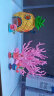 阿拖（ATUO）海绵宝宝珊瑚造景躲避屋卡通公仔菠萝屋鱼缸小摆件水族箱装饰全套 实拍图