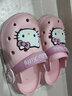 Hello Kitty童鞋女童宝宝拖鞋夏季轻便透气花园鞋儿童洞洞鞋5902粉色30 实拍图