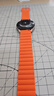 MSSM 适用华为手表表带Watch4pro/GT5/4/GT3/2/3pro/cyber硅胶磁吸回环表带-星光配橙42/43表盘-20mm 实拍图
