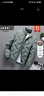 JEEP SPIRIT羽绒服男士秋冬季男装立领夹克防水轻薄保暖冬装 2016豆绿色 5XL 【195-220斤】 实拍图