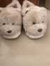 魔杏棉拖鞋女士冬季新款外穿包跟室内家居可爱保暖毛绒情侣棉鞋男冬天 浅咖 36-37 适合35-36（内长230mm） 实拍图
