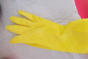 3M 橡胶手套 薄巧型防水防滑家务清洁手套 厨房洗衣手套中号 柠檬黄 实拍图