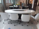 烤漆会议桌椭圆形会议台办公室开会办公桌大型洽谈桌现代时尚定制 定制颜色尺寸 晒单实拍图