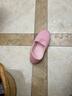 沐候中老年秋冬季居家用软底包跟棉拖鞋室内静音木地板大码女式月子鞋 舒适型-粉色 25 （适合39-40码）脚丫 实拍图