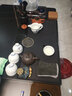 向豐 天然乌金石茶盘茶具套装 简约功夫茶台 大小号黑金石排水茶托盘 实拍图