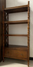 千美居  美式书架落地实木组合书柜书橱厨房置物架欧式家用收纳展示架 浅咖啡四层80*36*169 实拍图