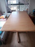 森能日式实木折叠餐桌小户型家用长方形吃饭桌椅组合多功能可折叠饭桌 1.7米全实木餐桌 实拍图