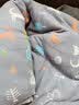 豆苗儿婴儿棉裤子男女宝宝纯棉加厚棉裤婴幼儿童内穿夹棉保暖裤秋冬季 灰色动物园（加厚款） 110码推荐年龄3-4岁 实拍图
