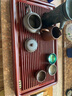 吟艺阁 高档宜兴紫砂公道杯加茶漏 原矿手工茶海 过滤分茶器 茶具配件  紫朱泥款公道杯 180ml 实拍图