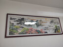 良品大师山水画办公室挂画中式客厅装饰画万里长城靠山图茶室字画风景壁画 富春山居图A1 55*170cm宣纸锦绫+有机玻璃+红褐色实木框（较小） 实拍图