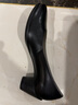 爱步（ECCO）女鞋秋季优雅浅口粗跟黑色单鞋高跟鞋 雕塑45 230203海外直邮 01001 39 实拍图