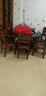 贝特森 餐桌 实木餐桌椅组合 现代中式带转盘大圆桌餐厅家具 【胡桃色/海棠色/茶色】可选 一桌六椅配转盘（1.2/1.3m）可选 实拍图
