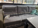 归韵沙发垫四季通用简约现代高级感防滑坐垫子客厅组合沙发套罩盖布巾 炫云-灰色 110*240cm 实拍图