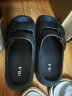 海澜之家（HLA）男鞋时尚透气户外休闲凉拖鞋舒适增高HAALXM2ACp0037 黑色40 实拍图