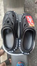 回力洞大码洞洞鞋男夏季外穿2026新款男士包头拖鞋厚底踩屎感开车凉鞋男 黑色 45 -46码 实拍图