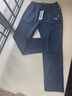 JEEP SPIRIT吉普运动裤男春秋季休闲裤纯色中青年宽松长裤 蓝色直筒 2XL 实拍图