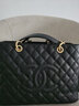 香奈儿（Chanel）【二手99新】香奈儿Chanel GST PST CF女包黑金黑银 荔枝皮 手提 单肩女士手袋  闲置未使用黑金 实拍图