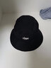凌勋 新款帽子男帽夏季潮牌渔夫帽双面戴韩版时尚遮阳盆帽帽子女秋冬 黑色 实拍图