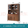 沃木 实木酒柜 简约餐厅家具 简中式储物收纳餐边柜 全实木酒柜 餐边柜上下节组合 实拍图