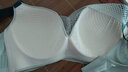 曼可娇大码内衣女超薄款无钢圈大胸显小聚拢透气胸罩收副乳文胸套装胖MM 浅绿 M 42/95(BCD通杯约0.3C) 实拍图