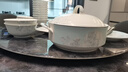 红牡丹景德镇碗碟套装家用餐具整套轻奢金边碗具陶瓷盘子碗骨瓷碗筷套装 月光牡丹56头实用版 礼盒装 实拍图