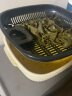 唐宗筷茶水桶手提盖米色茶渣桶5l滤茶桶干湿分离茶叶垃圾桶9CMC1837 实拍图