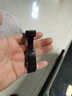 YOPO Pretty Original适用华为B7手环折叠扣商务版B5/b3摩卡棕韵律黑静B6苍穹灰运动时尚青春版真皮手表带快拆配件16mm 黑色-黑色扣（贴膜2张）     18mm（华为B5使用） 实拍图