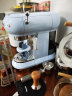 SMEG斯麦格 意大利复古意式咖啡机家用半自动 带蒸汽奶泡机 ECF01多色可选 浅蓝色 实拍图