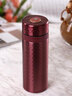 乾唐轩正品活瓷杯【官方授权】金石保温杯不锈钢外壳陶瓷内胆送人礼品 玛瑙红+吉星元素（礼盒包装） 实拍图
