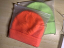 慕衣宾士日系毛线帽子男韩版保暖冷帽秋冬季情侣针织帽女帽子男冬女学生潮 亮橘色 高弹力（男女可戴） 实拍图