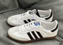 阿迪达斯（adidas）Samba 三叶草T头德训休闲时尚百搭男女款运动板鞋B75806白色 43 实拍图