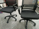 迈亚家具电脑椅家用升降转椅靠背懒人舒适久坐会议椅学生宿舍座椅办公椅子 黑框 黑网 滑轮款 尼龙脚 固定扶手 实拍图
