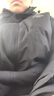 回力棉服男冬季加厚保暖连帽外套男潮流宽松棉衣防寒男装黑色4XL 实拍图