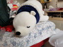 LIV HEART日本北极熊睡觉抱枕毛绒玩具布娃娃公仔陪伴玩偶生日礼物 北极熊象牙白(常规款) M号 实拍图