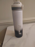 NEWB保温杯男成人高中学生高颜值弹盖泡茶水杯男士款大容量运动壶杯子 【更快到】渐变白+茶隔650ml 实拍图