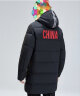 安踏（ANTA）速暖羽绒丨长款四防羽绒服男装冬季新款保暖防风防寒外套大衣 【字母款】基础黑8904-3 XL 实拍图