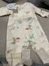 英氏（YEEHOO）婴儿衣服新生儿衣服婴儿连体衣3-6个月5A抗菌乳木果润肤衣 实拍图