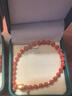 艳豪珊瑚手串天然珊瑚圆珠单圈手链深色手串喜庆招财高档珠宝生日礼物 实拍图