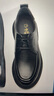 金利来（goldlion）男鞋都市时尚系带皮鞋舒适耐磨休闲皮鞋50623039001A-黑色-42码 实拍图