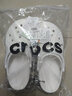 卡骆驰（crocs）洞洞鞋男鞋女鞋 25夏季新款贝雅拖鞋轻便透气情侣鞋沙滩鞋凉鞋 骨白经典克骆格/现货速发 45 -46  /M11/290mm 实拍图