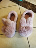 安尚芬 居家棉拖鞋男女士时尚百搭可爱萌兔柔软舒适防滑 情侣鞋 白色【爱心熊】 36-37 适合35-36 实拍图