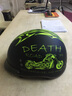 GXT摩托车头盔四季遮阳半盔瓢盔复古太子盔个性酷安全帽四季MT-4 极速摩托（荧光推荐花色） L（适合57~58cm） 实拍图