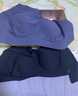 ubras提托侧收大杯背勾文胸细肩带大胸显小女士内衣女聚拢胸罩 黑色XXL 实拍图