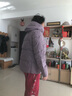 坦博尔羽绒服女短款秋冬连帽宽松保暖女士外套厚TD236356 芝袊紫 180  实拍图