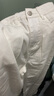 对白（DUIBAI）【杜鹃同款】新复古回潮水洗牛仔裤女2026年秋季新款白色直筒裤子 法式牛仔白 26 尺码偏小，请参考尺码表 实拍图