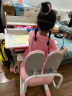 益威（EIEV） 儿童学习桌椅套装 作业学习桌 学习椅书桌小学生写字台课桌 学习桌+机械双背椅-粉色升级款 实拍图