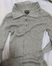 UR2024秋季新款女装纽扣翻领修身针织衫UWM940011 冷灰 S 实拍图